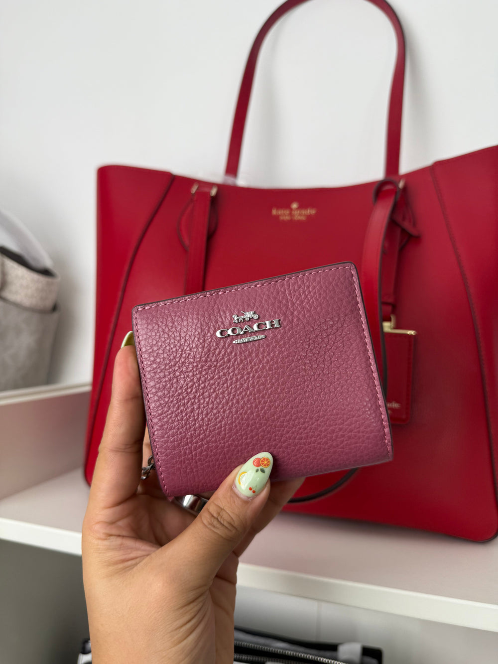 Wallet Coach Rojo Vino - imagen 1