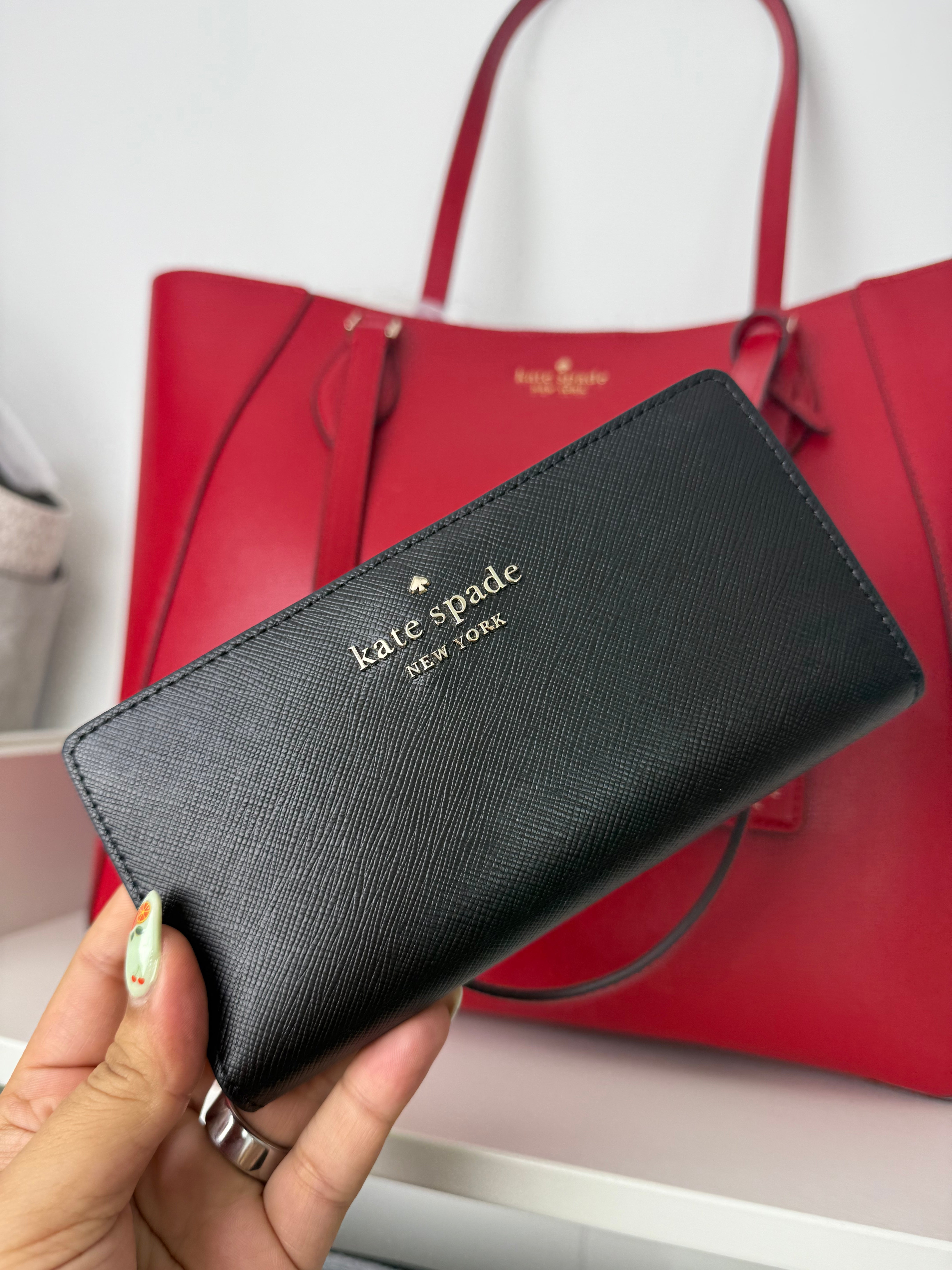 Wallet Premium Kate Spade Negro - imagen 1