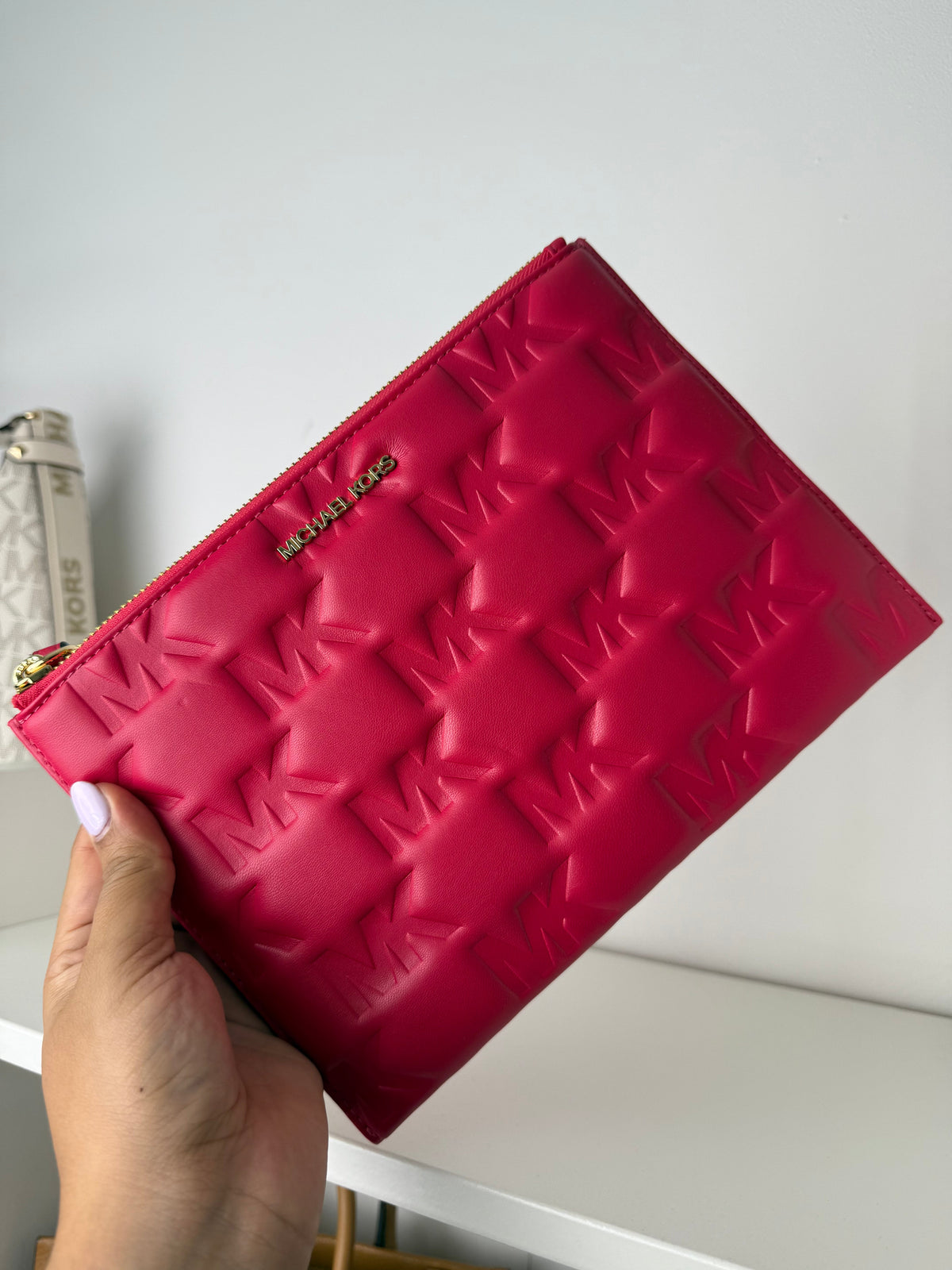 Wallet Michael Kors Roja - imagen 1