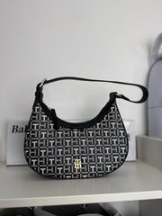 Cartera de Hombro Tommy Hilfiger Crema - imagen 1